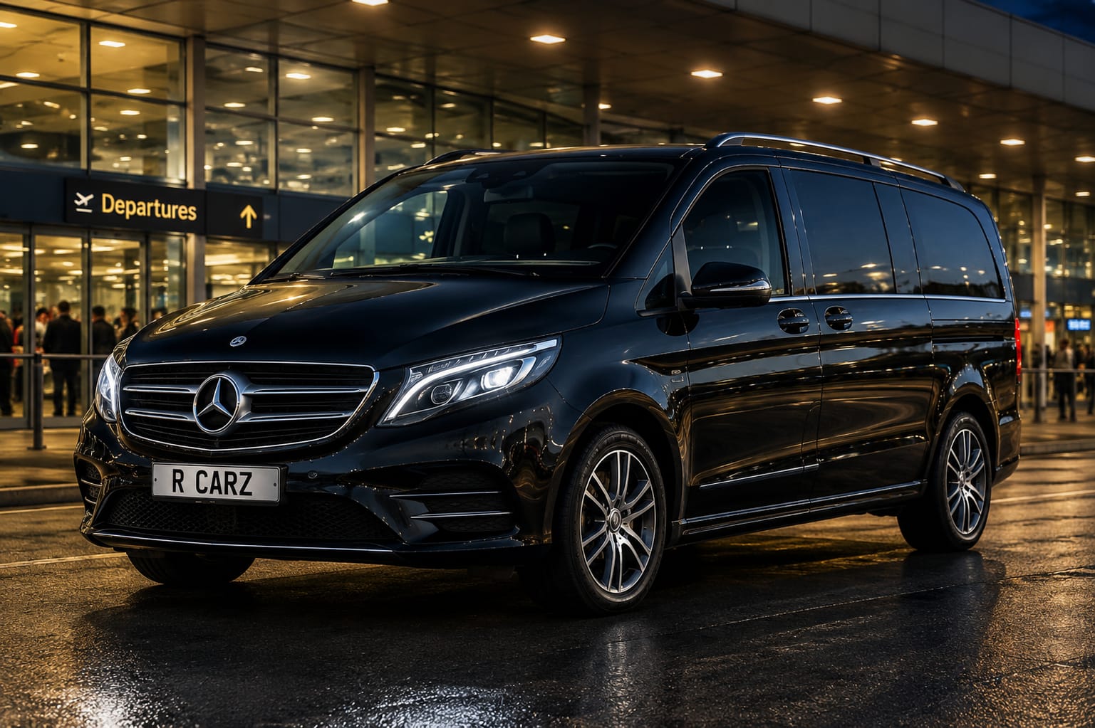Executive airport chauffeur service across Manchester and Cheshire.