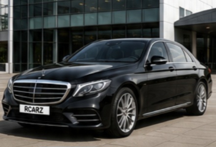 Mercedes S-Class executive airport transfer vehicle in Manchester